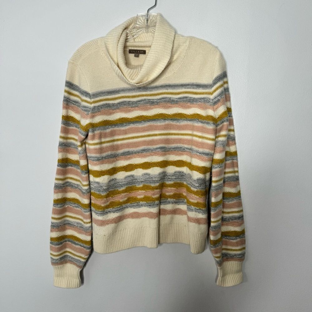 Lilla P Cawl neck sweater size small